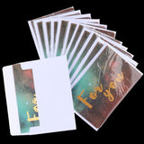 Max 12 pcs Assorted All Occasion Kraft Greeting Cards Folding Card Handmade B