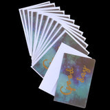 Max 12 pcs Assorted All Occasion Kraft Greeting Cards Folding Card Handmade C