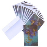 Max 12 pcs Assorted All Occasion Kraft Greeting Cards Folding Card Handmade C