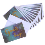 Max 12 pcs Assorted All Occasion Kraft Greeting Cards Folding Card Handmade C