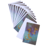 Max 12 pcs Assorted All Occasion Kraft Greeting Cards Folding Card Handmade C
