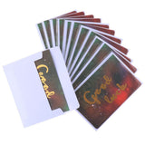 Max 12 pcs Assorted All Occasion Kraft Greeting Cards Folding Card Handmade E