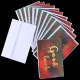 Max 12 pcs Assorted All Occasion Kraft Greeting Cards Folding Card Handmade E
