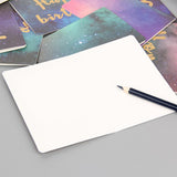 Max 12 pcs Assorted All Occasion Kraft Greeting Cards Folding Card Handmade E