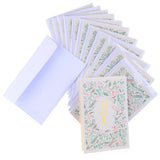 Max Creative Gilding Paper All Occasion Greeting Cards Blank thank you