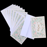 Max Creative Gilding Paper All Occasion Greeting Cards Blank thank you