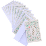 Max Creative Gilding Paper All Occasion Greeting Cards Blank thank you