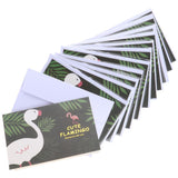 Max Creative Gilding Paper All Occasion Greeting Cards Blank cute flamingo