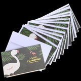 Max Creative Gilding Paper All Occasion Greeting Cards Blank cute flamingo