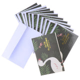 Max Creative Gilding Paper All Occasion Greeting Cards Blank cute flamingo