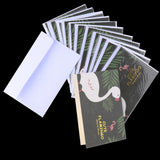 Max Creative Gilding Paper All Occasion Greeting Cards Blank cute flamingo