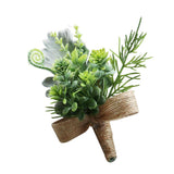 Max Plastic Succulent Plants Simulation Corsage Flower for Wedding Prom Party 3