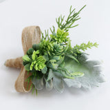 Max Plastic Succulent Plants Simulation Corsage Flower for Wedding Prom Party 3
