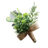 Max Plastic Succulent Plants Simulation Corsage Flower for Wedding Prom Party 3