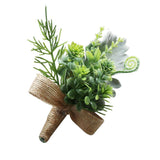 Max Plastic Succulent Plants Simulation Corsage Flower for Wedding Prom Party 3