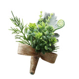 Max Plastic Succulent Plants Simulation Corsage Flower for Wedding Prom Party 3
