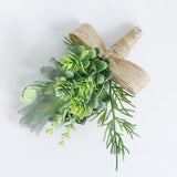 Max Plastic Succulent Plants Simulation Corsage Flower for Wedding Prom Party 3