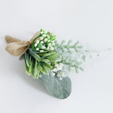 Max Plastic Succulent Plants Simulation Corsage Flower for Wedding Prom Party 4