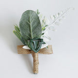 Max Plastic Succulent Plants Simulation Corsage Flower for Wedding Prom Party 4