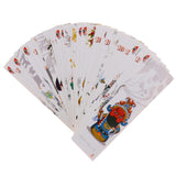 Max 30 pcs Chinese Style Bookmarks Handmade Soft Craft DIY Project Colorful E