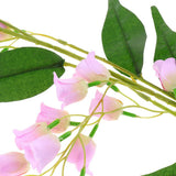 Max Artificial Silk Flowers Wall Hanging Home Party Garden Wedding Decor Purple