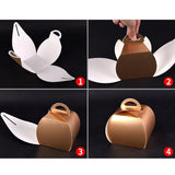 Maxbell 10 Pieces Cake Box Cardboard Packaging Containers Decorative Treats Boxes