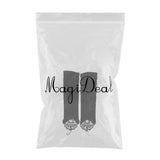 Max 1 Pair Fingerless Lace Bridal Gloves Wedding Party Prom Costume  Black