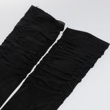 Max 1 Pair Fingerless Lace Bridal Gloves Wedding Party Prom Costume  Black