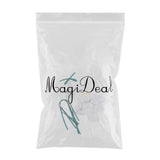 Max 6 Pieces Triangular Wedding Candy Box Paper Ribbon Party Favor  White