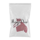 Max 6 Pieces Bronzing Wine Red DIY Creative Wedding Candy Boxes 13 x 7.8 x 6.8cm