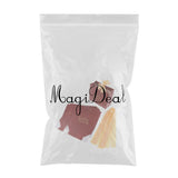 Max 6 Pieces Wedding Candy Bags Paper Ribbon Gift Boxes Holder Champagne L