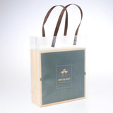 Max 1 Set Wedding Candy Gift Box with Tote Bag Wedding Party Supplies Green