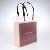 Max 1 Set Wedding Candy Gift Box with Tote Bag Wedding Party Supplies Wine Red