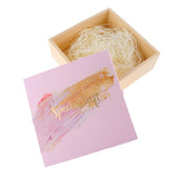 Max 1 Set Wedding Candy Gift Box with Tote Bag Wedding Party Supplies Pink