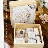 Max 1 Set Wedding Candy Gift Box with Tote Bag Wedding Party Supplies White