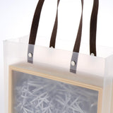 Max 1 Set Wedding Candy Gift Box with Tote Bag Wedding Party Supplies Silver