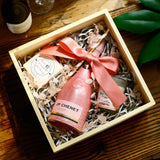 Max 1 Set Wedding Candy Gift Box with Tote Bag Wedding Party Supplies Brown