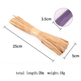 Max 6 Roll Paper String Cord Twine Rope DIY Craft Accessories 20 Meters Blue
