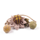 Max 2 Pieces Forehead Garland Linen Headband Wedding Birthday Decor  Pumpkin