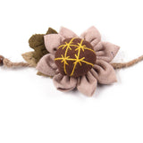 Max 2 Pieces Forehead Garland Linen Headband Wedding Birthday Decor  Pumpkin