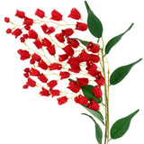 Max Artificial Silk Flowers Wall Hanging Home Party Garden Wedding Decor Red