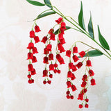 Max Artificial Silk Flowers Wall Hanging Home Party Garden Wedding Decor Red