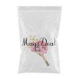 Max Handmade Paper Rose Boutonniere Corsage Bridal Groom Wedding Flowers Pink