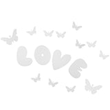 Max DIY Mirror Wall Sticker Decorative Art Wedding Decor Silver