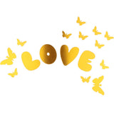 Max DIY Mirror Wall Sticker Decorative Art Wedding Decor Gold