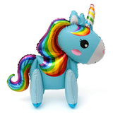 Max Unicorn Happy Birthday Balloons Letter Star Balloons Party Blue Unicorn
