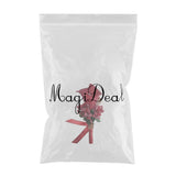 Max Cute Calla Berry Rhinestone Groom Bridal Wedding Corsage Red
