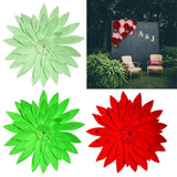 Max Handcrafted Flowers Artificial Flower Paper Flower Wall Decor Light Green