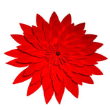 Max Handcrafted Flowers Artificial Flower Paper Flower Wall Decor Bright Red