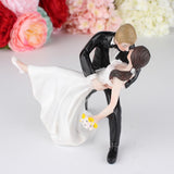 Maxbell Wedding Collectibles Cake Toppers Dolls Bride and Groom Figurine Stand